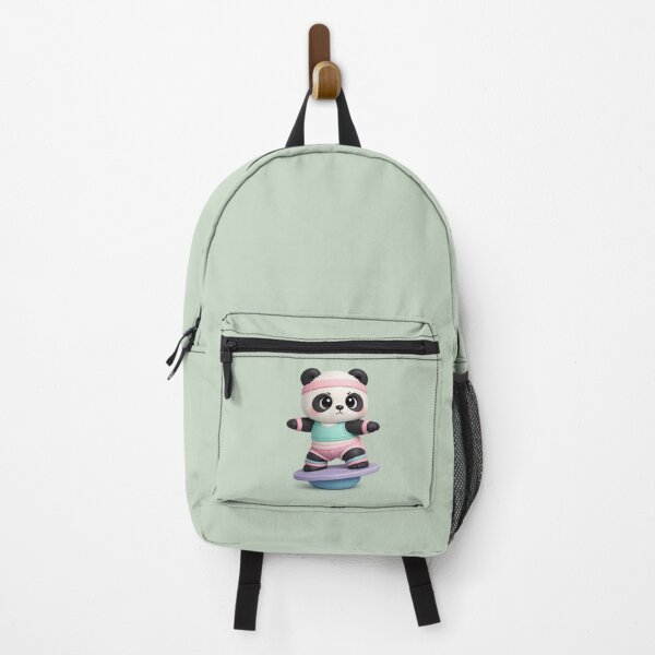 Item preview, Cute Panda Balance Board Gym Buddy | Kawaii 3D CGI Workout Animal designed and sold by Moons Studio.