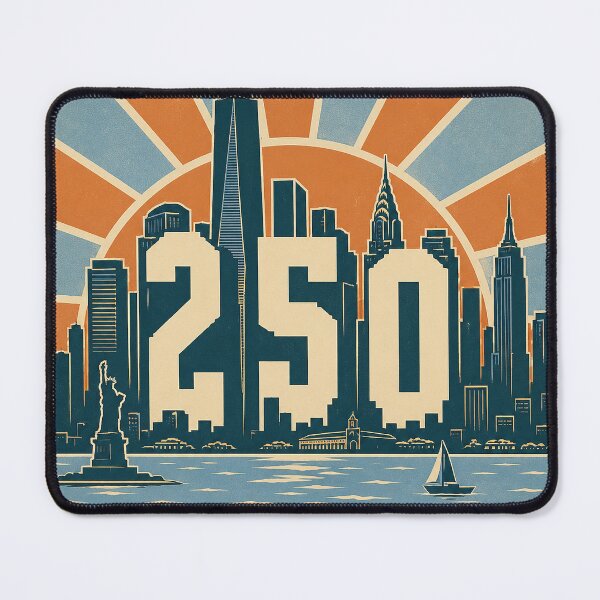 Item preview, NYC Skyline Semiquincentennial 250 Years designed and sold by rygenr8.