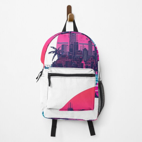 Item preview, Neon Cyberpunk City – Futuristic Night Illustration designed and sold by catcurio.