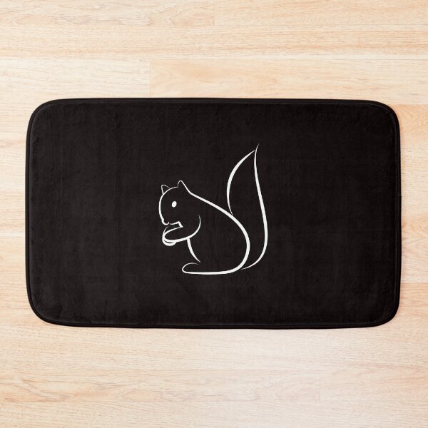 Item preview, Line Art Squirrel Illustration - Very Dark Background designed and sold by OG-Graphics.