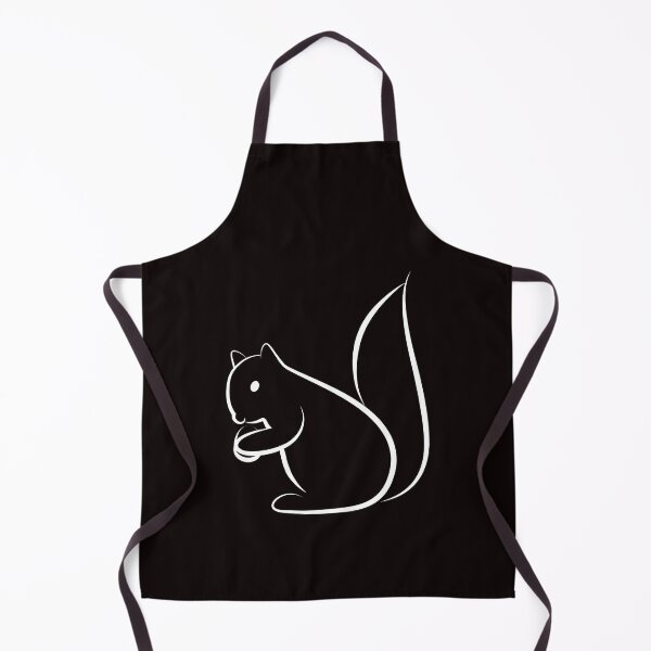 Item preview, Line Art Squirrel Illustration - Very Dark Background designed and sold by OG-Graphics.