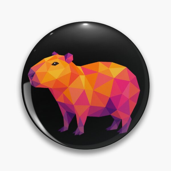 Item preview, Capybara Geometric Pattern designed and sold by BhadzCheetah.