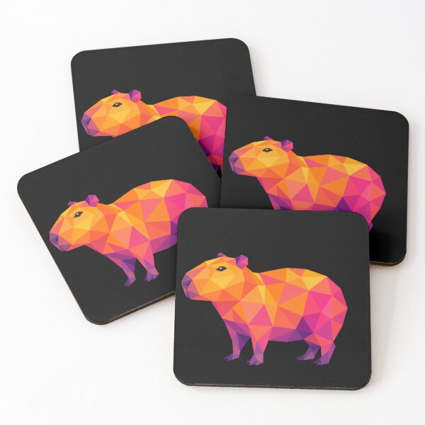 Item preview, Capybara Geometric Pattern designed and sold by BhadzCheetah.