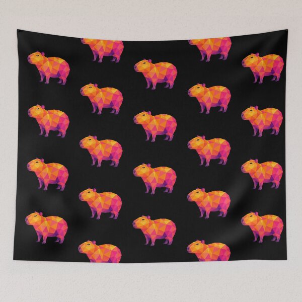Item preview, Capybara Geometric Pattern designed and sold by BhadzCheetah.
