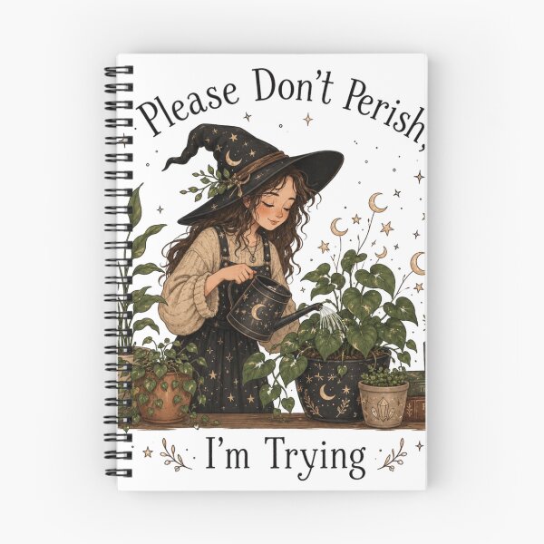 Item preview, Funny Witch Plant Please Don't Perish Art designed and sold by InkNovaLab.