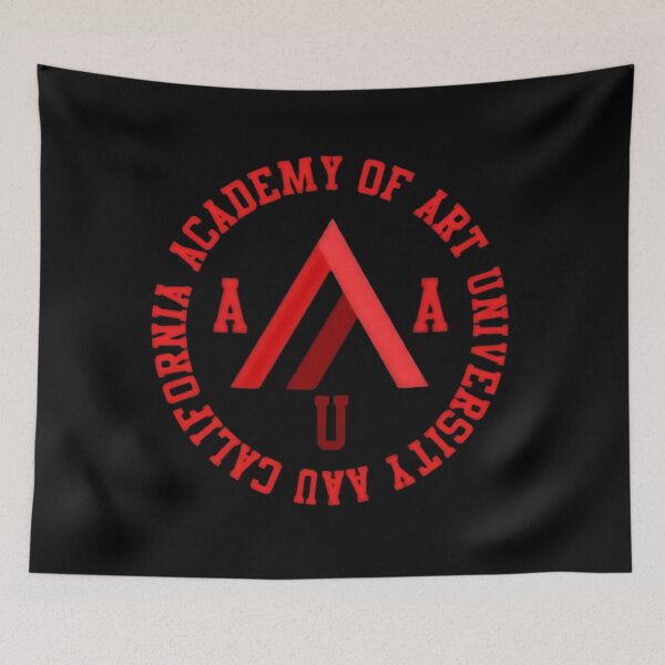 Item preview, Academy of Art University AAU Red Collegiate Emblem designed and sold by TEACHERMADEIT.