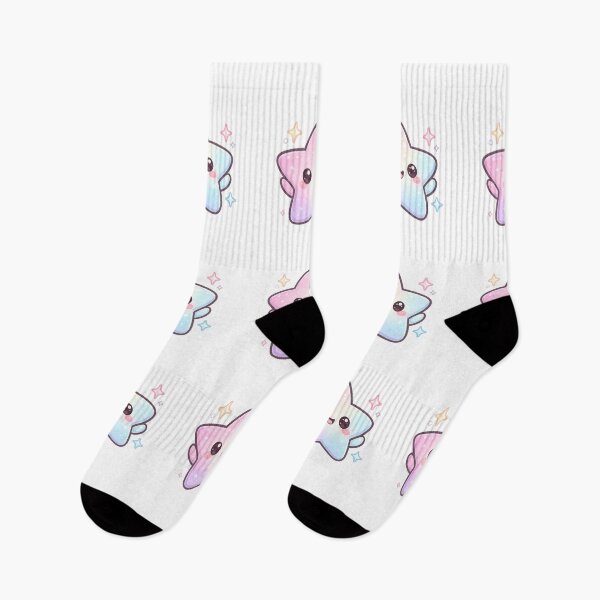 Item preview, Happy Kawaii Star Pastel Pink Blue Cute Character designed and sold by TommyArt94.