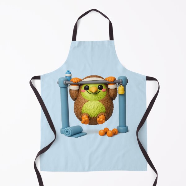Item preview, Cute Kiwi Pull-Up Workout | Kawaii Gym Bird Calisthenics Fitness Motivation designed and sold by Moons Studio.