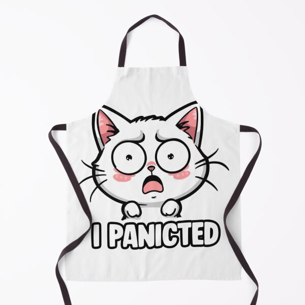 Item preview, Funny Panicked Cat Meme I Panicked Kawaii Cartoon designed and sold by EchoPrint Co..