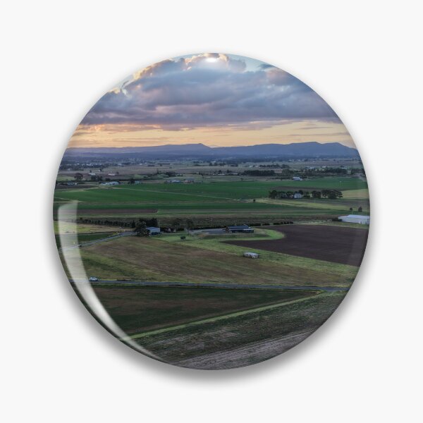 Item preview, Aerial Sunset Over Morpeth Farmland designed and sold by Southern Cross Lifestyle .