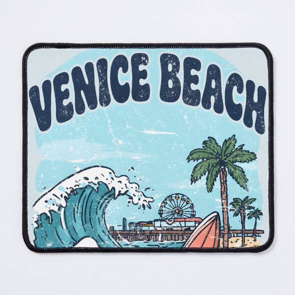 Item preview, Venice Beach California Cute Beach Colorful Surfing Wave  designed and sold by HowToCanadian.