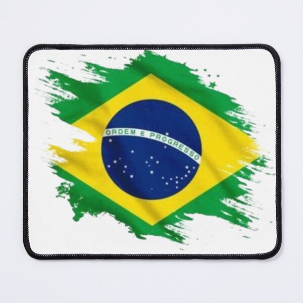 Item preview, Brazil Flag Artistic Brush Stroke - Modern Flag Design T-Shirt designed and sold by Bulk store .