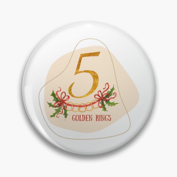 Item preview, Five Golden Rings designed and sold by S-and-W-4ever.
