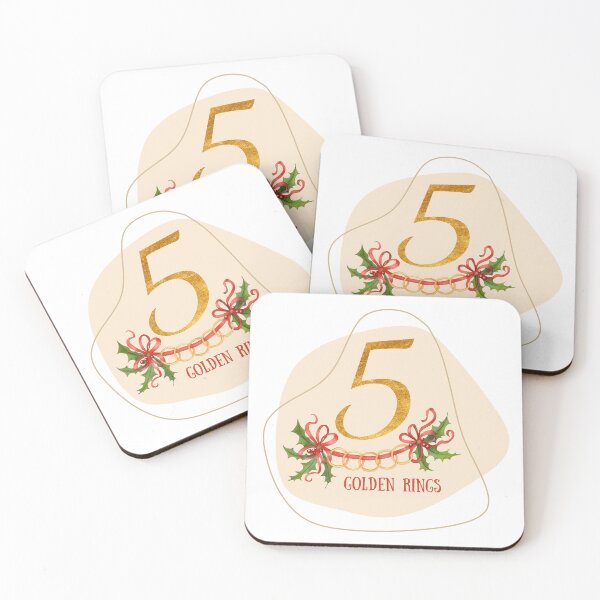 Item preview, Five Golden Rings designed and sold by S-and-W-4ever.
