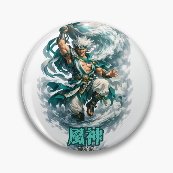 Item preview, Fujin Japanese Wind God Full Color 3D Art designed and sold by LainCellJapan.