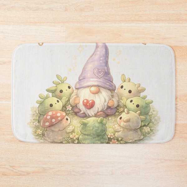 Item preview, All Hail the Gnome – Cute Garden Cult Watercolor Design designed and sold by InnerwayStudio.