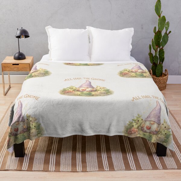 Item preview, All Hail the Gnome – Cute Garden Cult Watercolor Design designed and sold by InnerwayStudio.