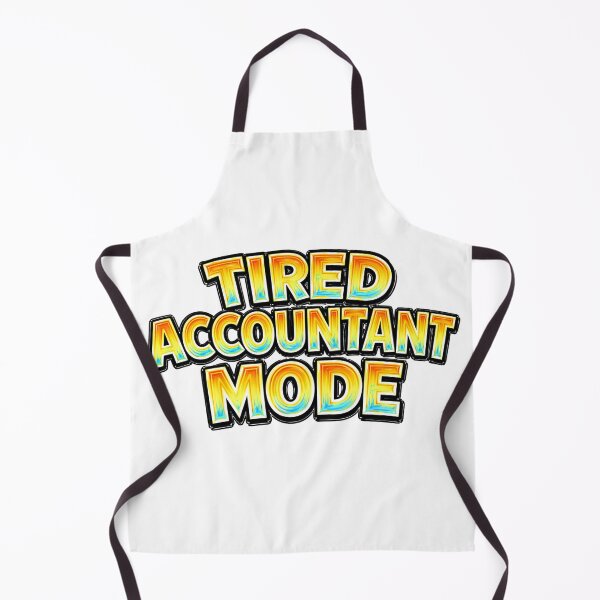 Item preview, TIRED ACCOUNTANT MODE – hand drawn childlike typography designed and sold by Mac Sketches.