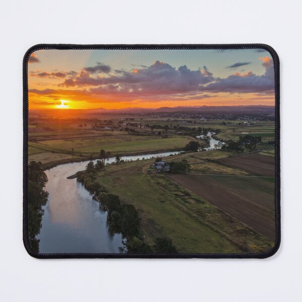 Item preview, Aerial view of a sunset over the river designed and sold by Southern Cross Lifestyle .