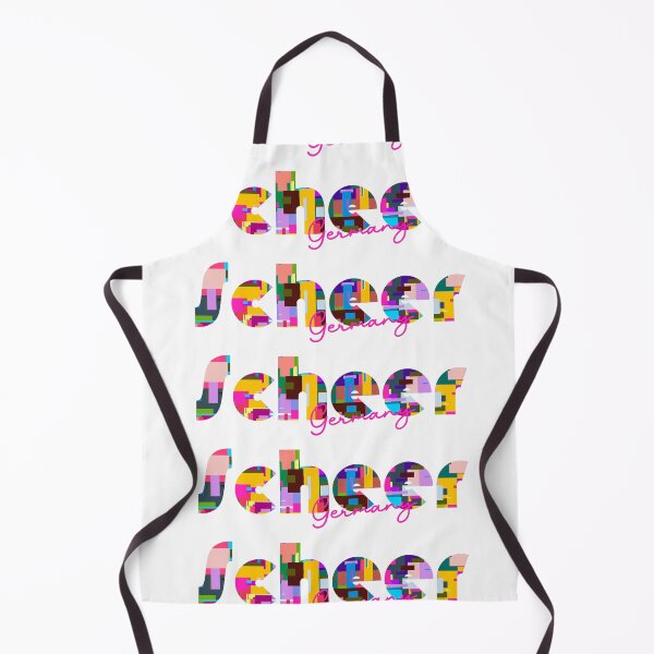Item preview, Scheer, Germany, Vibrant Abstract City Typography Art designed and sold by Wanderful-roads.