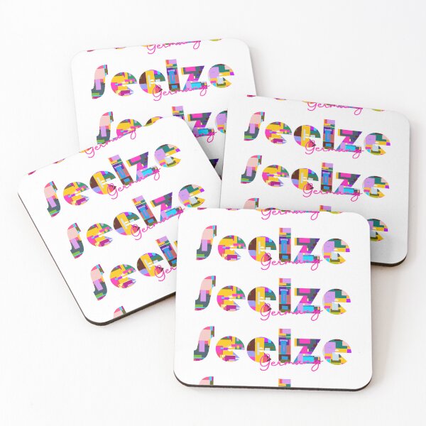 Item preview, Seelze, Germany, Vibrant Abstract City Typography Art designed and sold by Wanderful-roads.