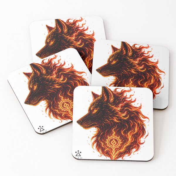 Item preview, Fire Wolf designed and sold by hurgoll.