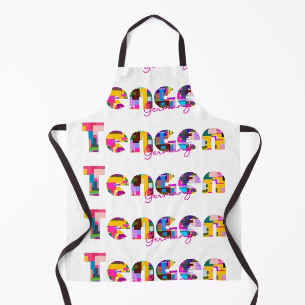 Item preview, Tengen, Germany, Vibrant Abstract City Typography Art designed and sold by Wanderful-roads.