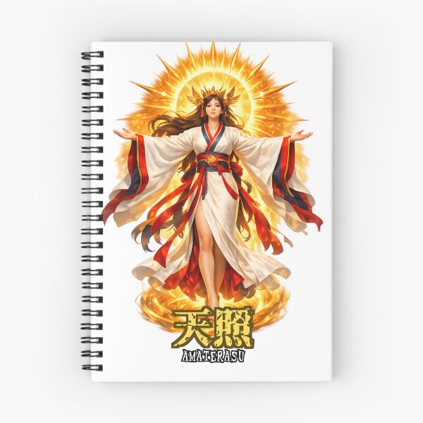 Item preview, Amaterasu Japanese Sun Goddess Full Color 3D Art designed and sold by LainCellJapan.