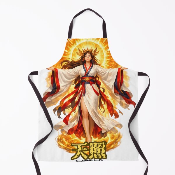 Item preview, Amaterasu Japanese Sun Goddess Full Color 3D Art designed and sold by LainCellJapan.