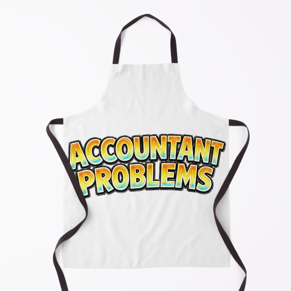 Item preview, ACCOUNTANT PROBLEMS – hand drawn childlike typography designed and sold by Mac Sketches.