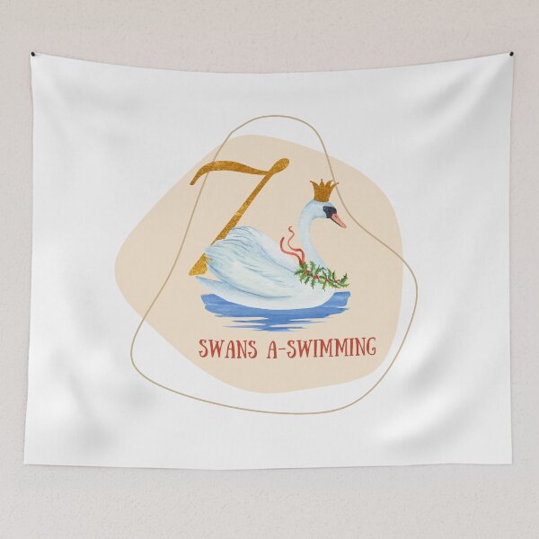 Item preview, Seven Swans A-swimming designed and sold by S-and-W-4ever.