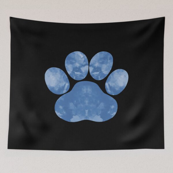 Item preview, Cloudy Sky Paw Print Art designed and sold by Dmo3HarkoArt.