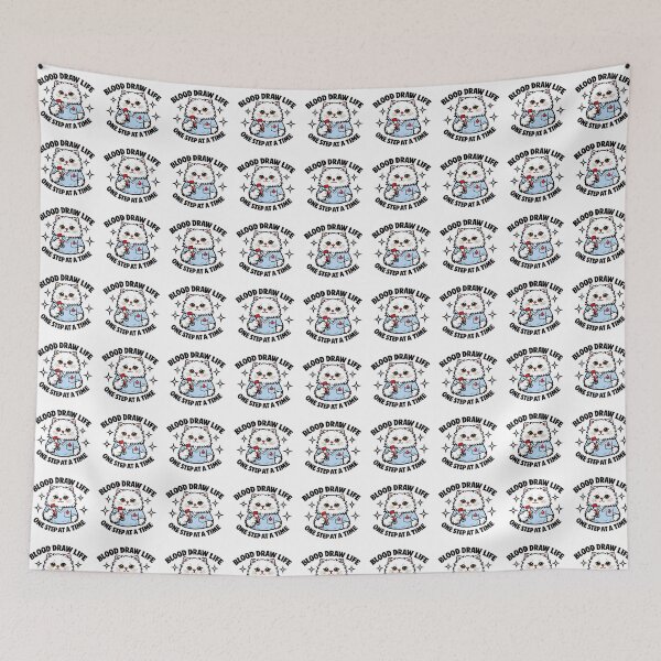 Item preview, Cute Persian Cat Phlebotomist Blood Draw Life Funny Nurse Tech Design for National Phlebotomist Week Gift designed and sold by ClinicalHubs.