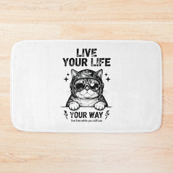 Item preview, Ride Free Vintage Biker Cat designed and sold by CreativePrints3.