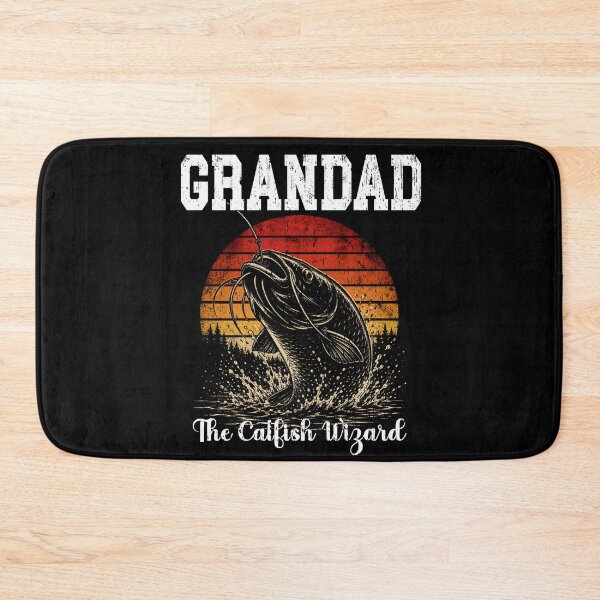 Item preview, Grandad The Catfish Wizard - Vintage Fishing Sunset designed and sold by Jt41.