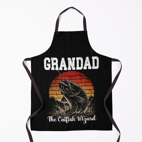 Item preview, Grandad The Catfish Wizard - Vintage Fishing Sunset designed and sold by Jt41.