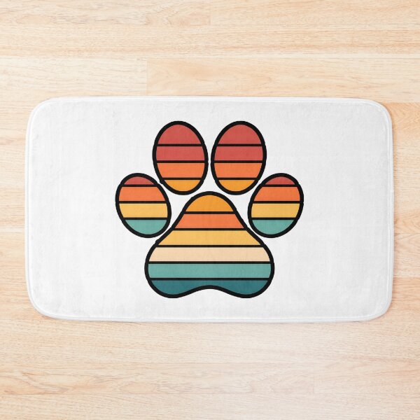 Item preview, Retro Sunset Paw Print Pet Lover Gift designed and sold by Dmo3HarkoArt.