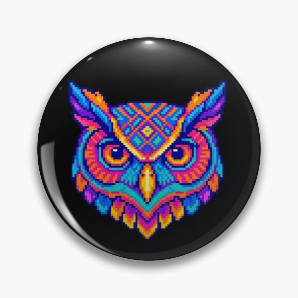 Item preview, Owl Pixel Art designed and sold by BhadzCheetah.