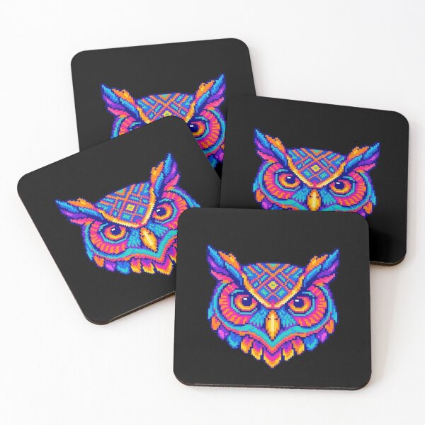 Item preview, Owl Pixel Art designed and sold by BhadzCheetah.