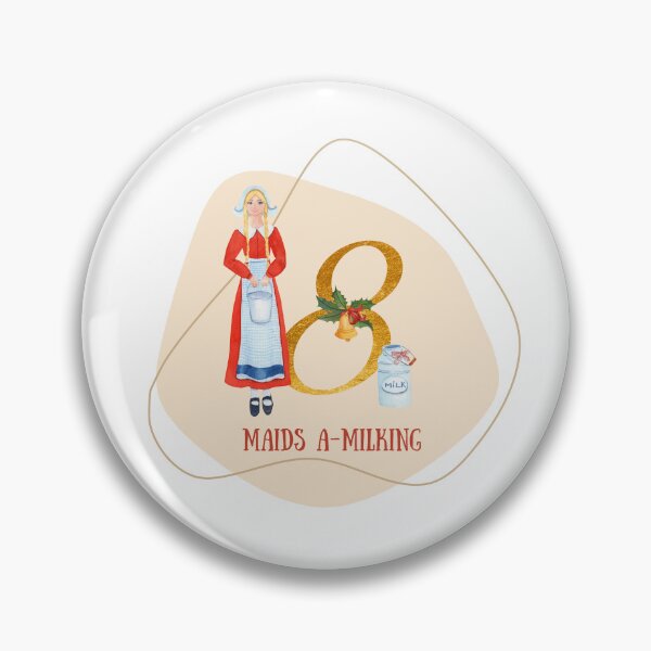 Item preview, Eight Maids A-milking designed and sold by S-and-W-4ever.