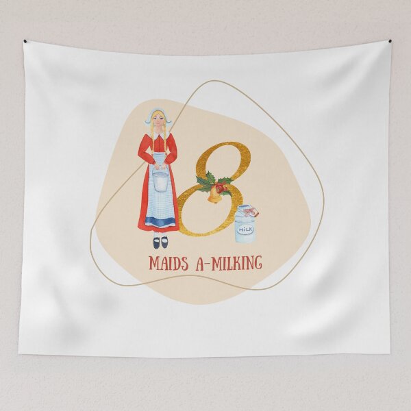 Item preview, Eight Maids A-milking designed and sold by S-and-W-4ever.