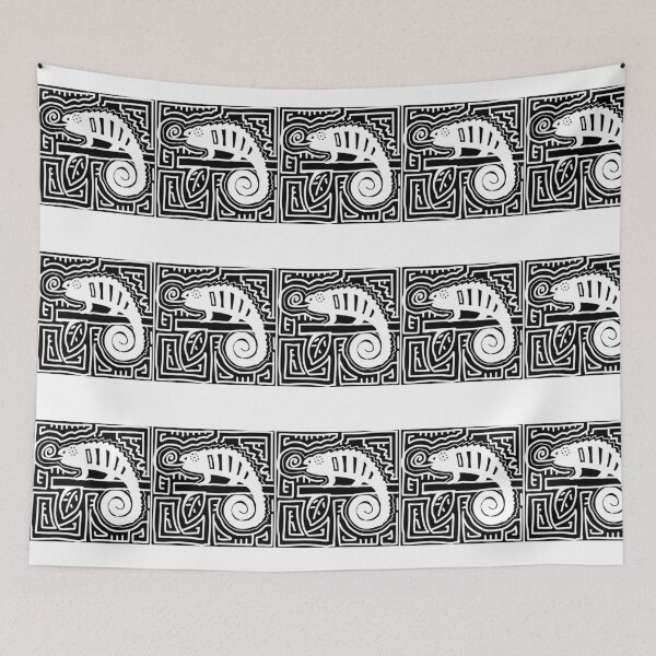 Item preview, Chameleon In Spiral Folk Motion designed and sold by PrintifycraftCo.