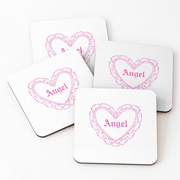 Item preview, Pink Lace Heart Angel designed and sold by Niji Hibana.