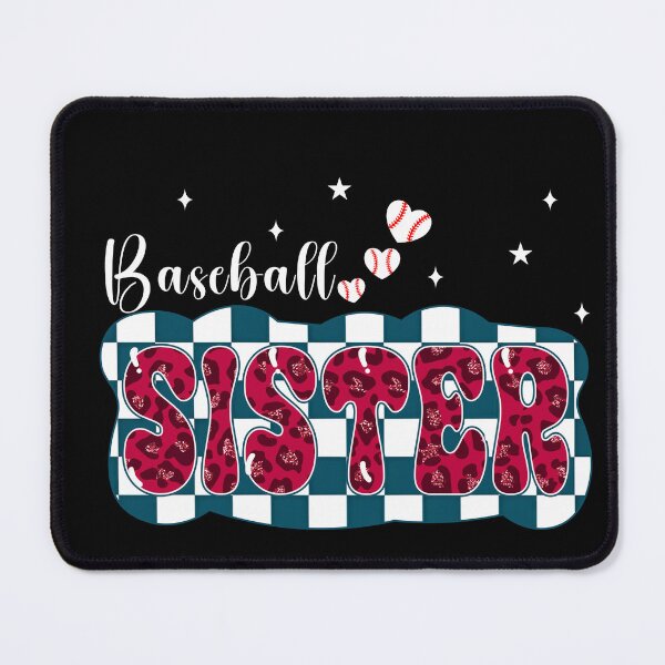 Item preview, Baseball Sister Checkered Leopard Graphic designed and sold by KIROSALS.