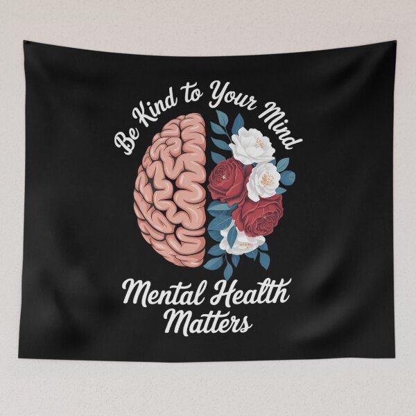 Item preview, Be Kind To Your Mind Women Mental Health Awareness designed and sold by sailorjessiArt.