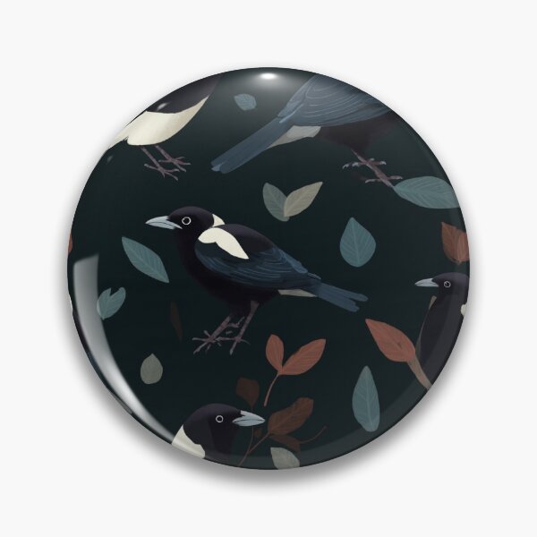Item preview, Magnificent Magpies | Magpie Seamless Pattern designed and sold by sundayclay.