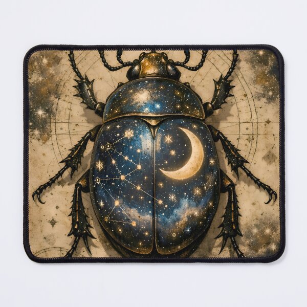 Item preview, Astral Entomology | Celestial Beetle & Star-Map Vintage Scientific Illustration designed and sold by Studio77-Gothic.