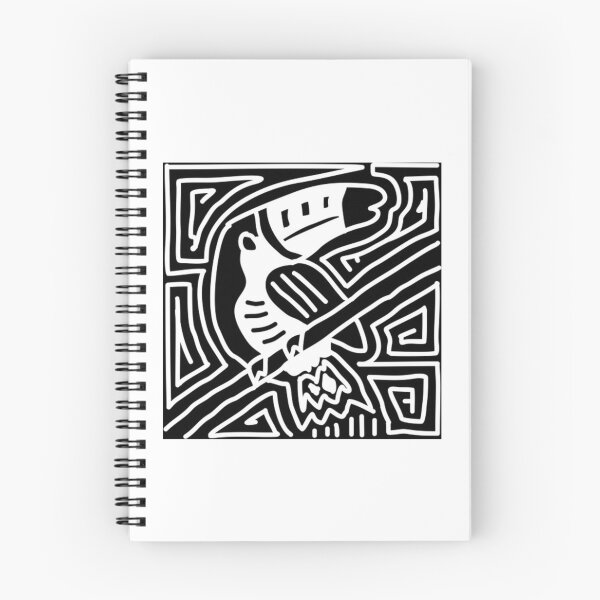 Item preview, Tropical Bird In Folk Pattern Frame designed and sold by PrintifycraftCo.