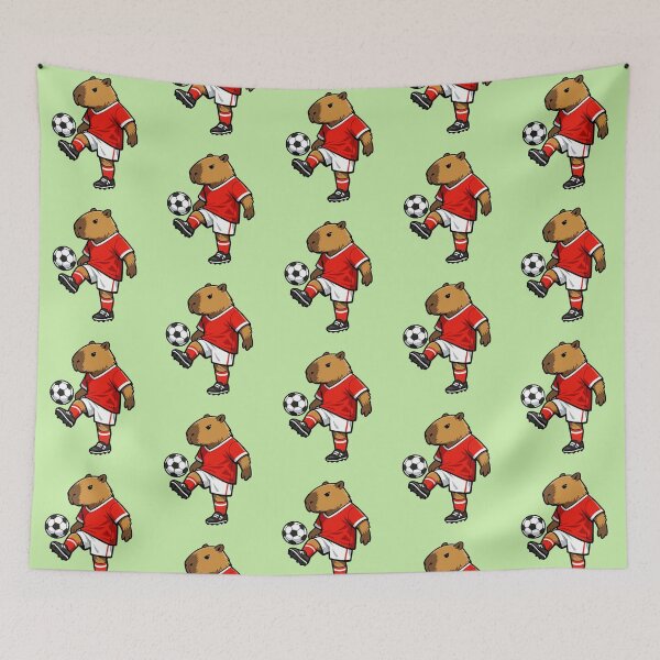 Item preview, Soccer Capybara – Funny Animal Sports Art designed and sold by Dogandesighn.