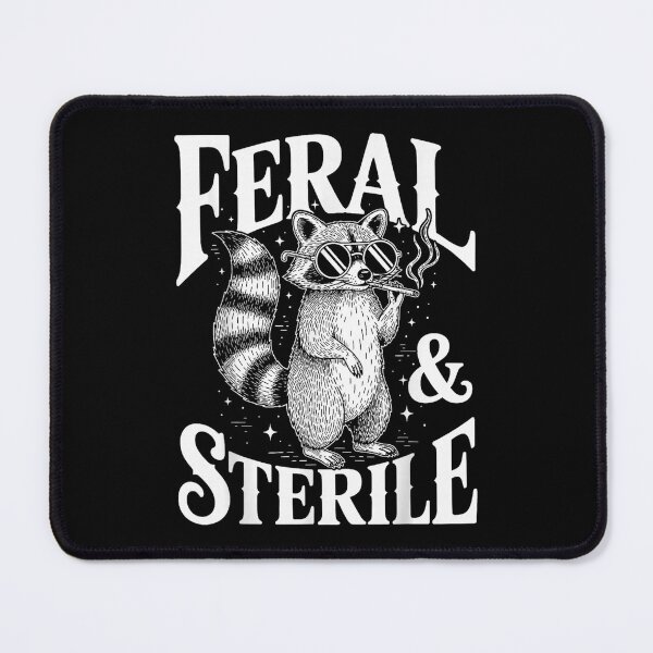 Item preview, Vasectomy Feral and Sterile Raccoon designed and sold by goombi-creative.